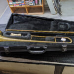 Yamaha YSL 200AD Advantage Gold Tenor Trombone in original hard case