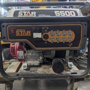 NorthStar Portable Generator with Honda GX270 Engine, 5500 Surge Watts, 4500 Rated Watts