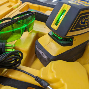 Spectra Precision LT52G 5-Point and 2-Cross Green Beam Line Laser Level