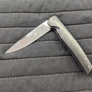 Bear & Son Titanium Rancher Sideliner Pattern 21 Flipper Knife, D2 Blade