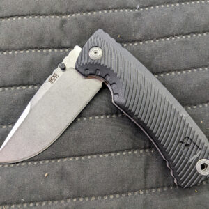 SOG Tellus FLK Flipper Knife 3.65" CRYO 440C Stonewashed Clip Point