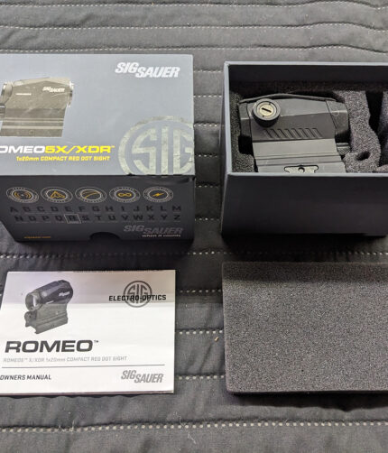 Sig Sauer ROMEO5X 1x20 mm, 2 MOA RED DOT, AAA, M1913, BLACK, SOR52101